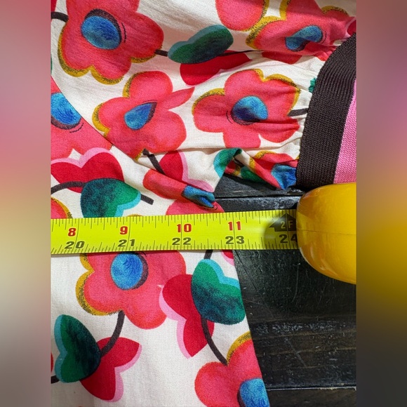 NWOT Entro Red Floral Puff Sleeve Dress Size 1X - Picture 11 of 11